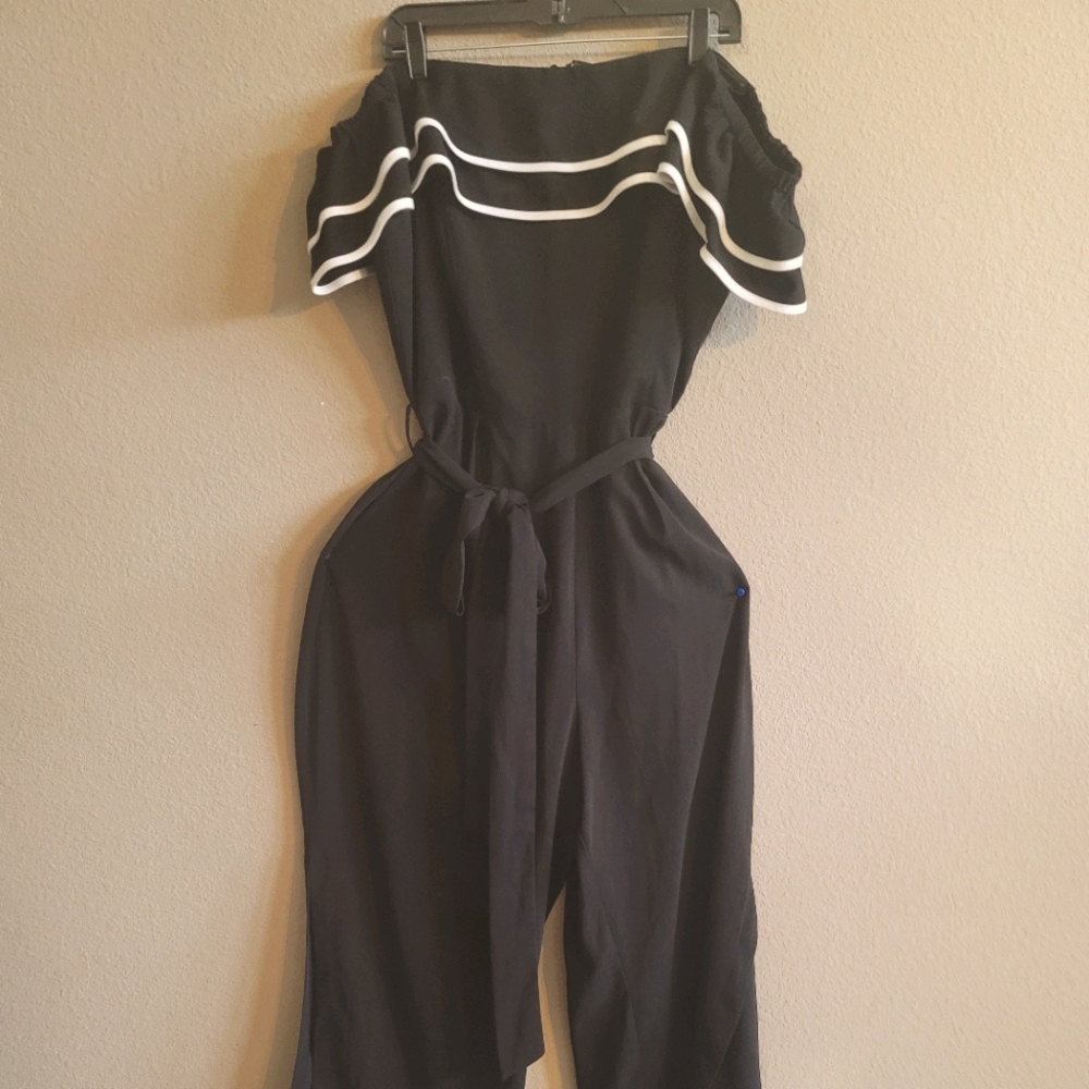 Off-Shoulder Jumpsuit